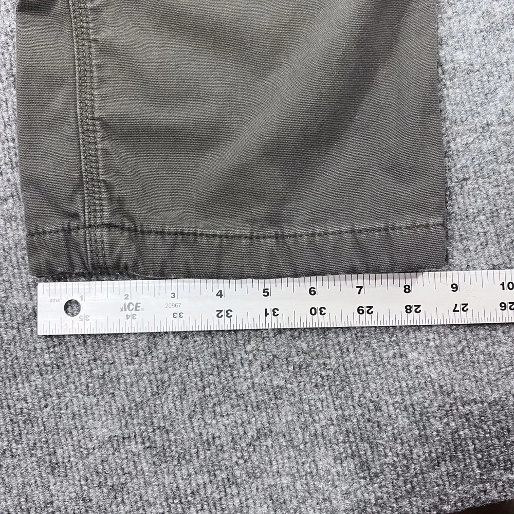 Carhartt Men's‎ 42x30 Relaxed Fit Rugged Flex Knit-Lined Utility Work Pants Grey