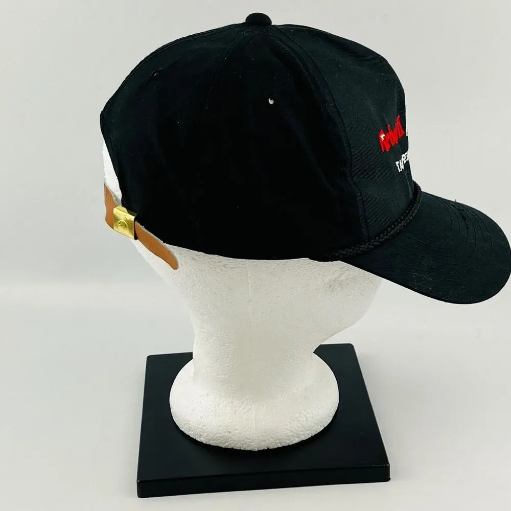 Vintage Rebel II/Tribute Tall Fescue Blend‎ Hat Black Twill Strapback Adjustable