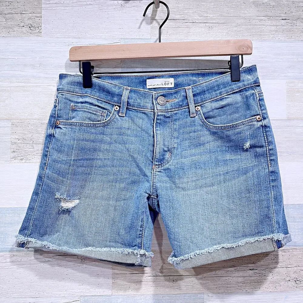 LOFT cuffed denim