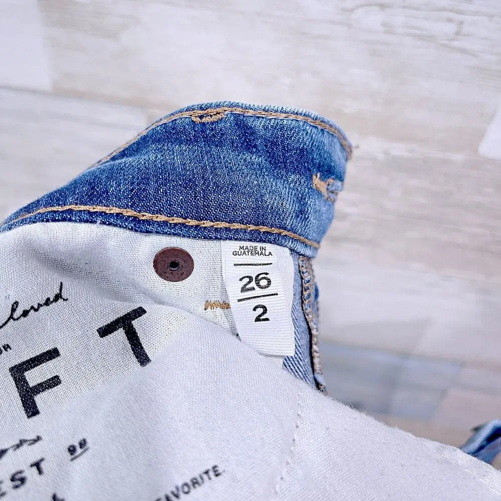 LOFT cuffed denim