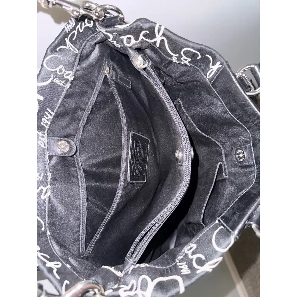 Coach Graffiti Scribble Large Hobo Shoulder purse