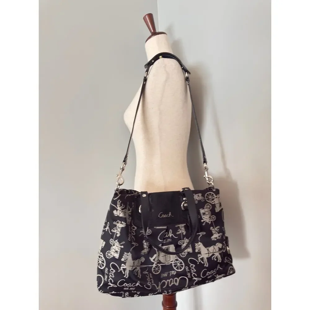Coach Graffiti Scribble Large Hobo Shoulder purse