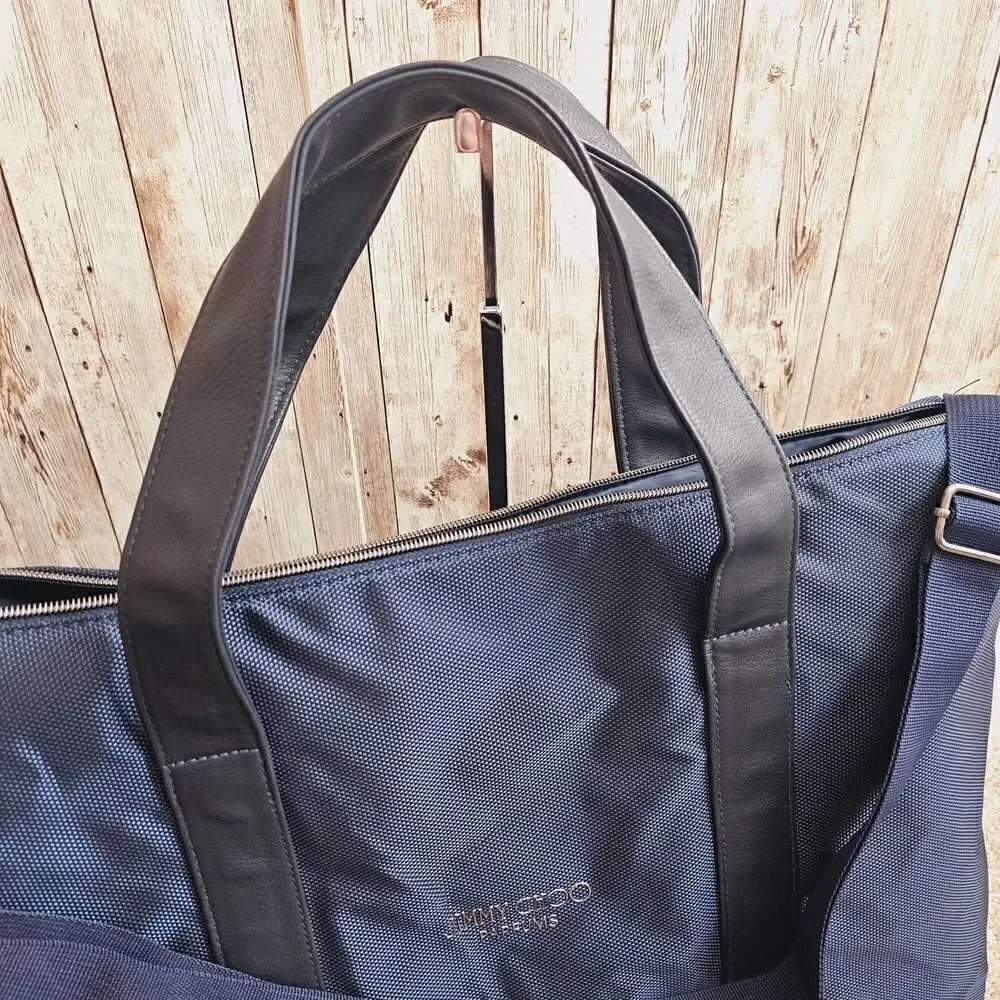 Jimmy Choo travel bag + Toiletry bag gym, Weekender blue