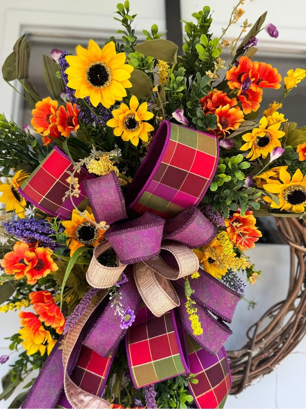 N/A sunflowers purple