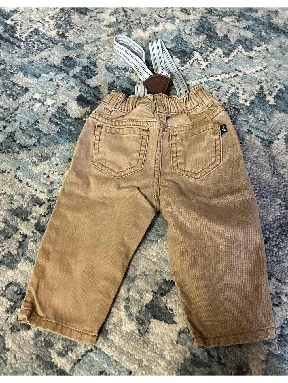 Baby B’Gosh Suspenders Khaki Size 6 Month