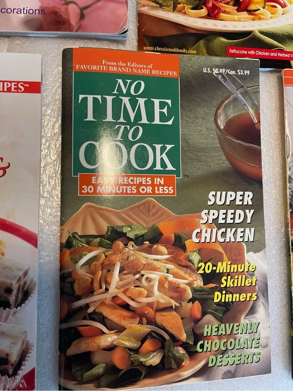 Vintage Mixed Collection of Paperback Cookbooks