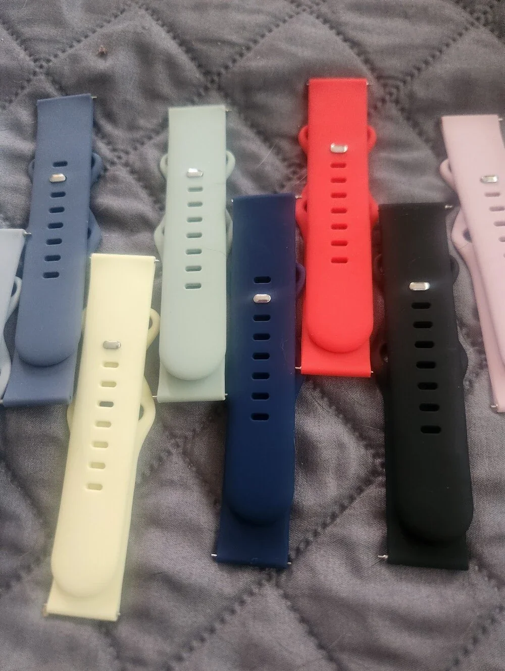 Silicone Replacement Watch Bands - Multi Color Set