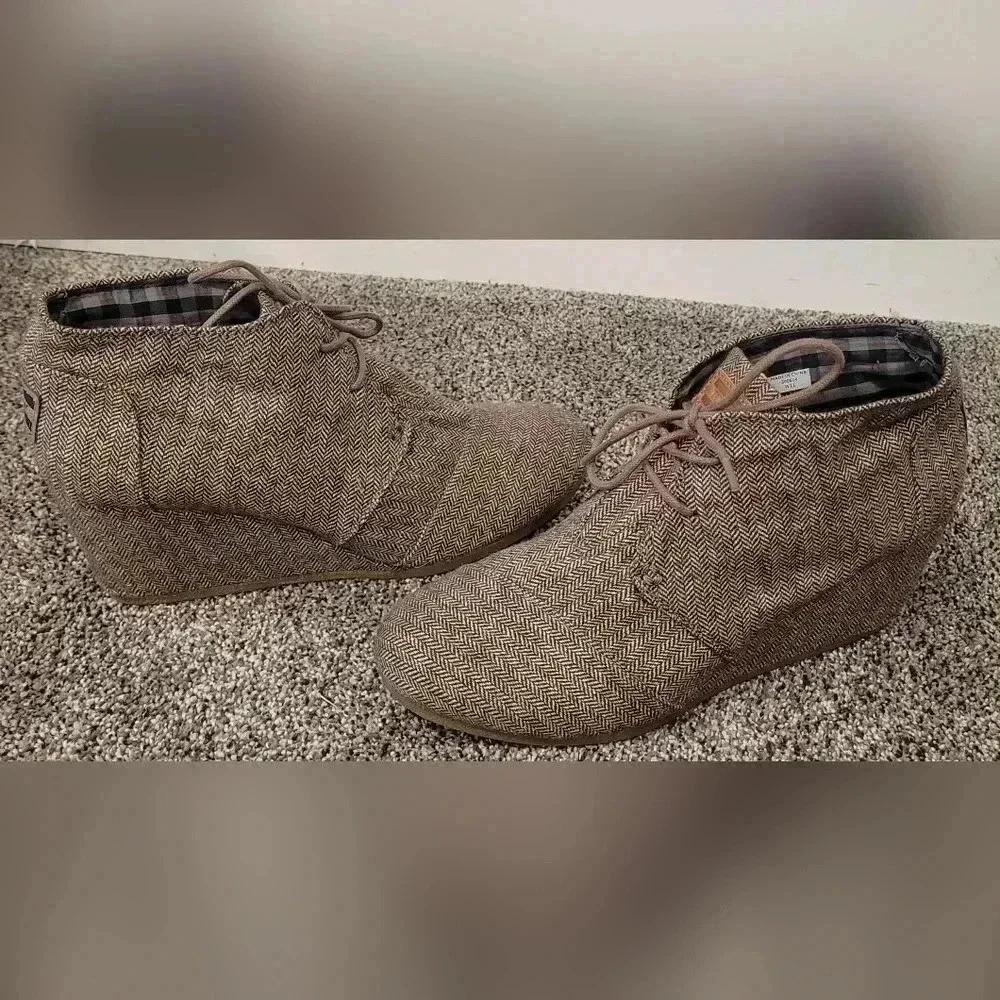 Toms desert herringbone
