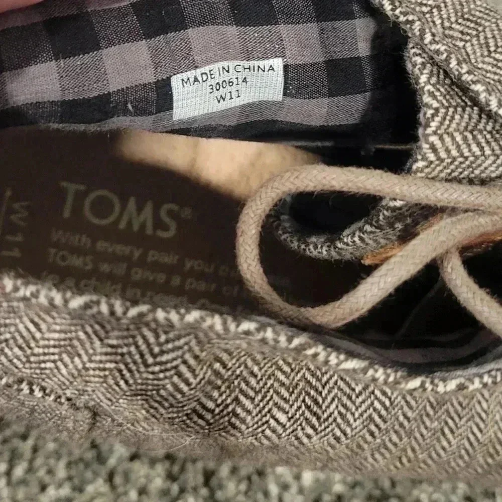 Toms desert herringbone