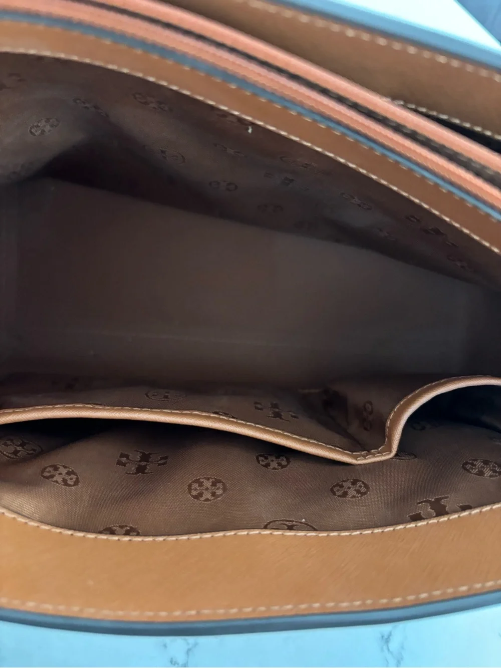 Tory Burch structured saffiano