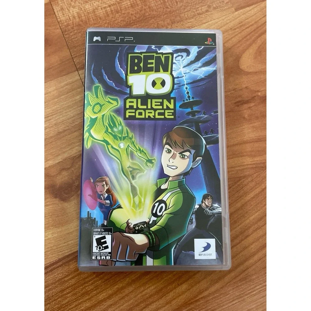 PSP Ben 10 Alien‎ Force game