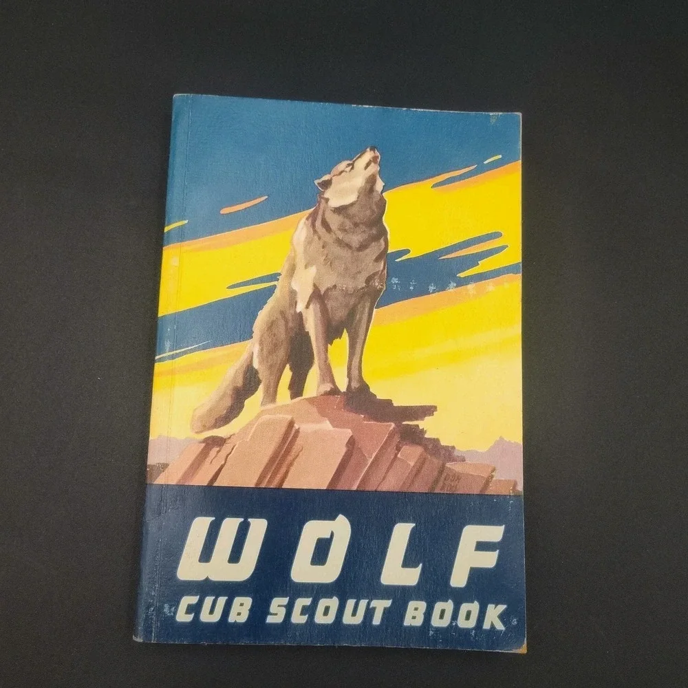 1954 Wolf Cub Scout Handbook Book Paperback VTG Educational‎ B10.1GA3405