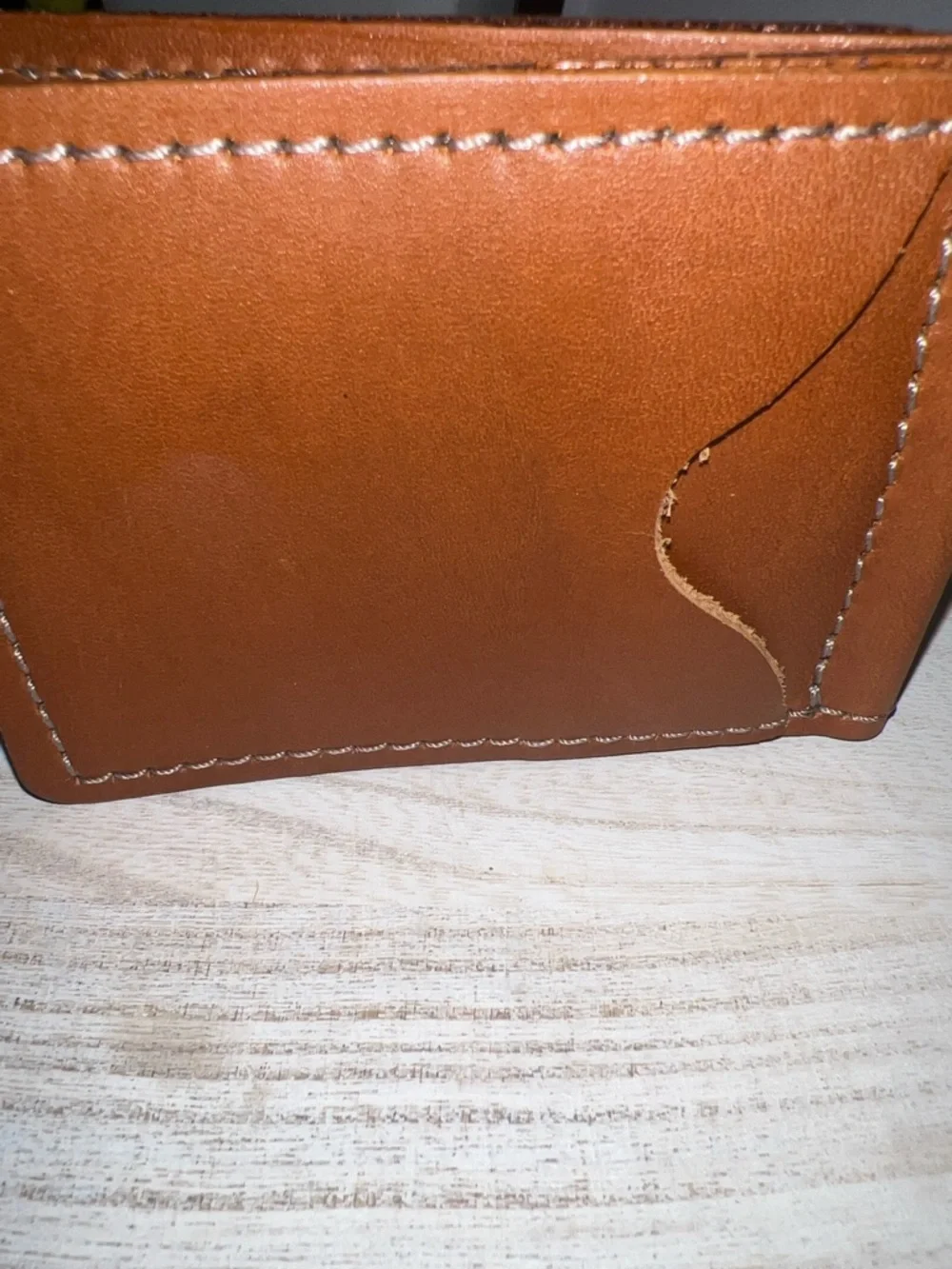 John ❤️ haert tan leather
