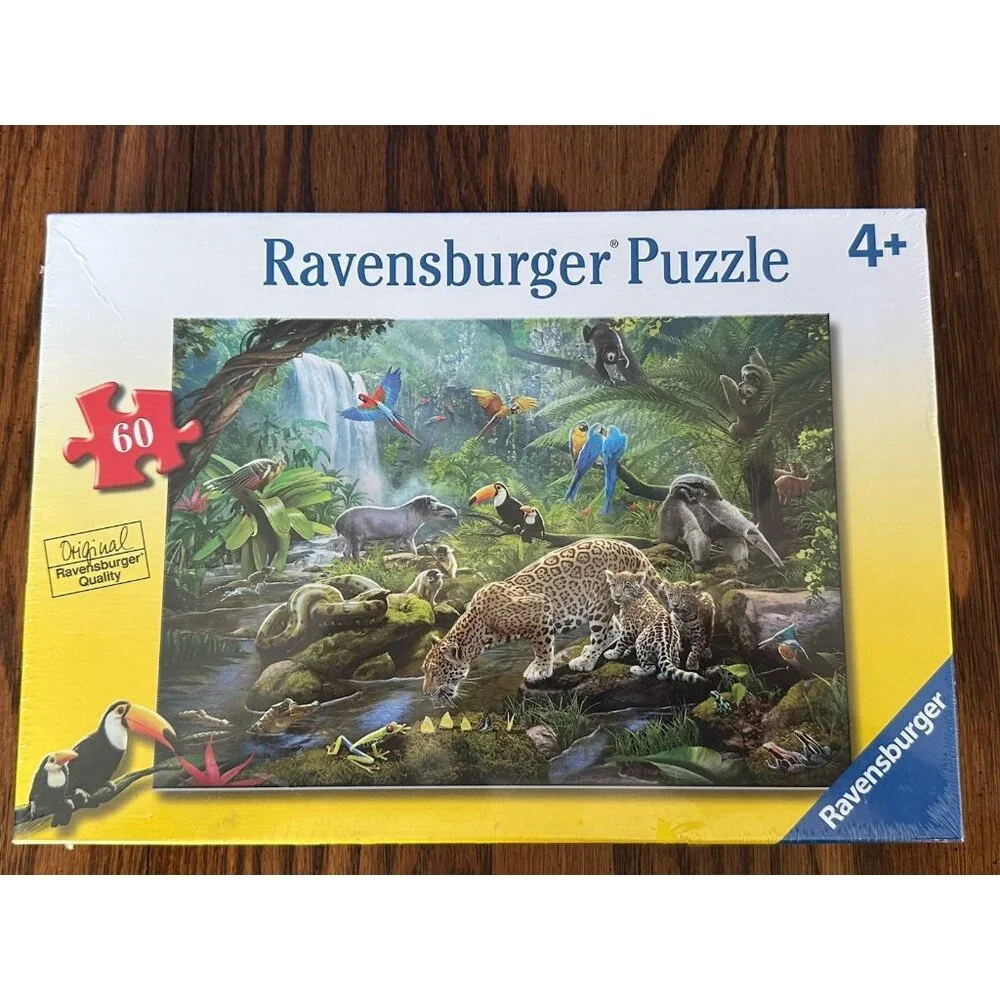 Ravensburger Rainforest Animals -‎ 60 Piece Jigsaw Puzzle