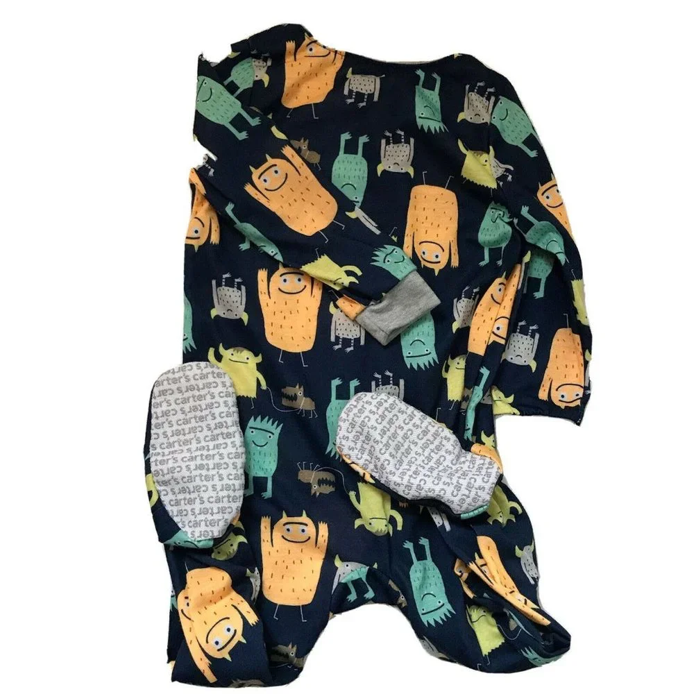 Carters navy footie