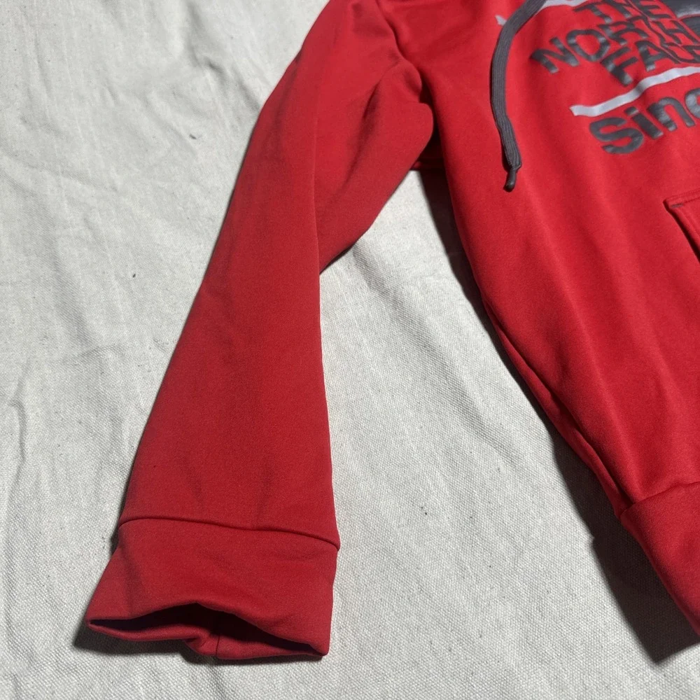 Men's The North Face Since 1968 Red Hooded Sweatshirt Long Sleeve‎ Hoodie -xl