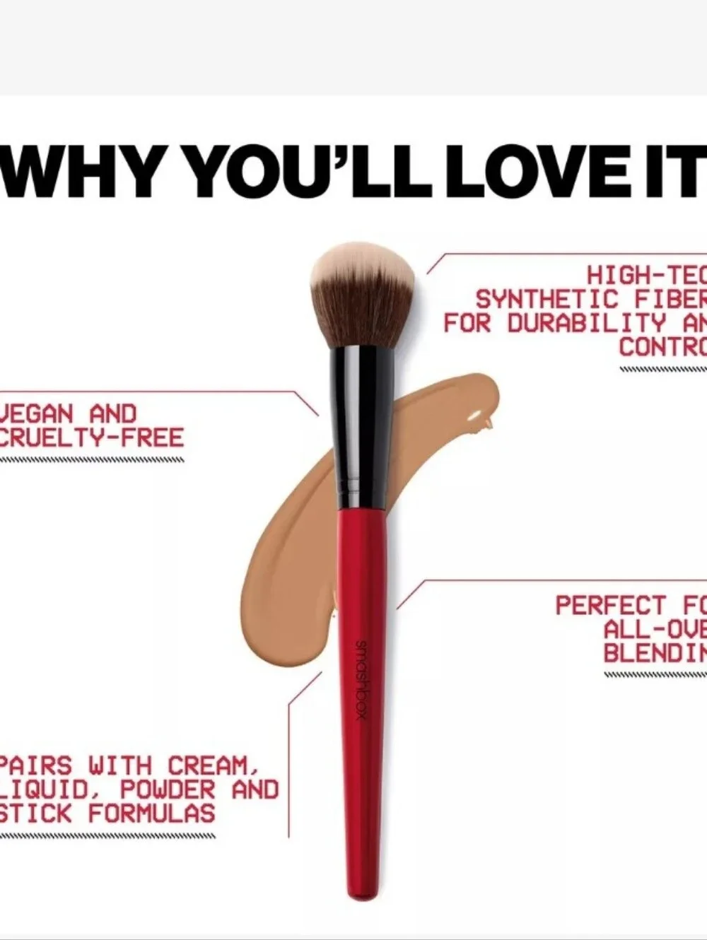 Smashbox Camera Ready Blurring Foundation Brush