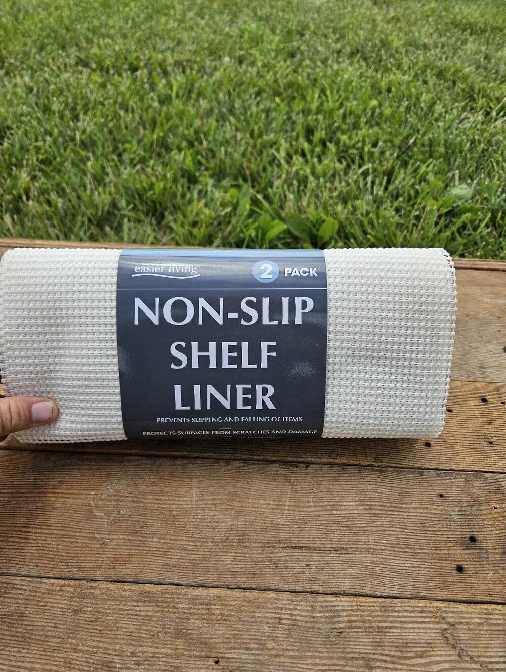 Non-Slip Shelf Liner White Grip Mat for Kitchen Cabinets Drawers Pantry New