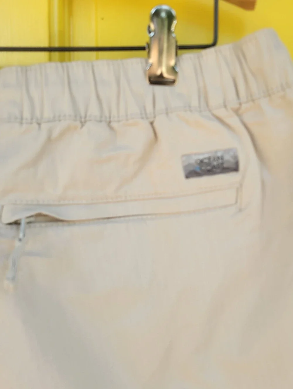 Ocean Coast Draw String Elastic Waist Cuffed Athleisure Nautical Large Pant