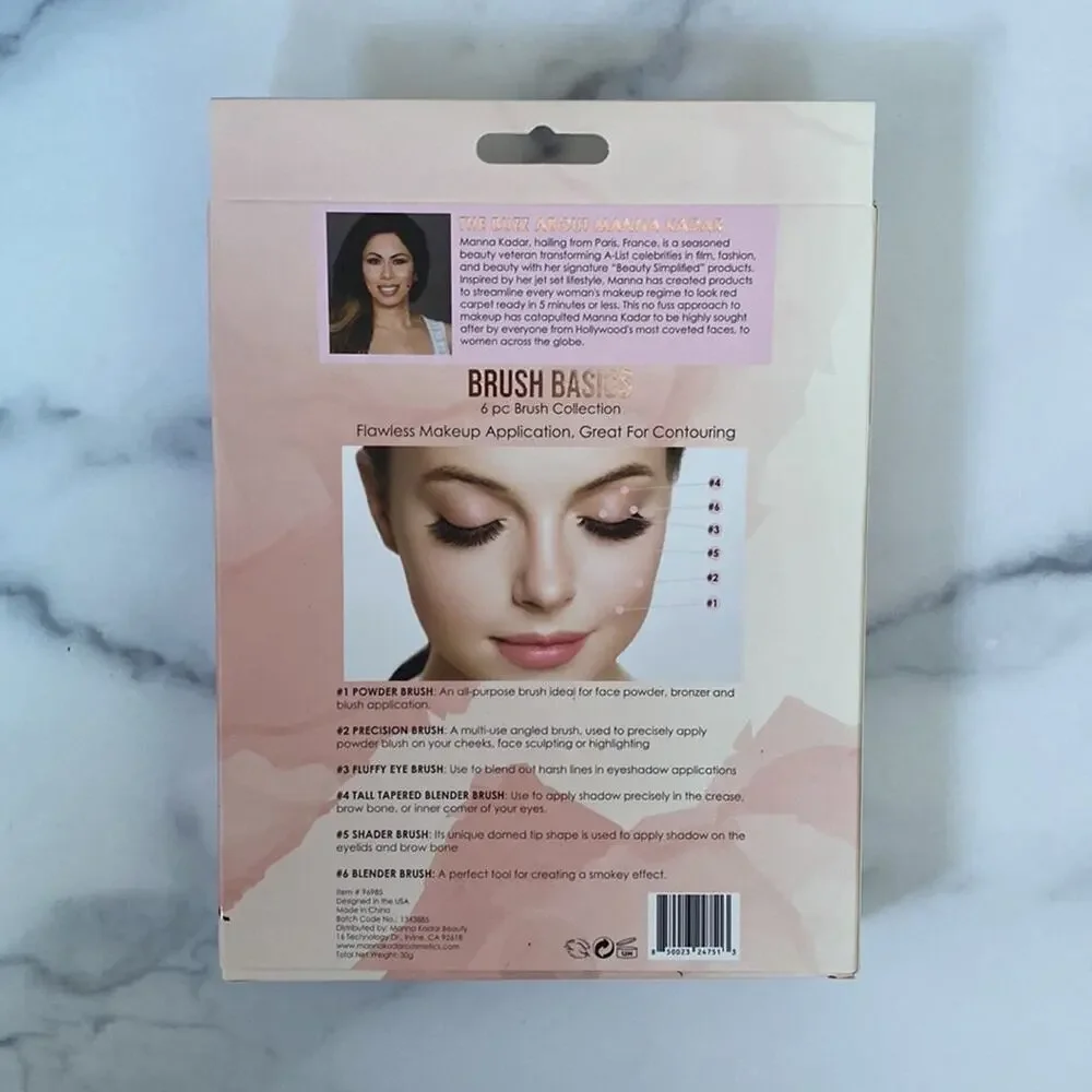 Goddess by Manna Kadar 6 Piece Brush Basics Set