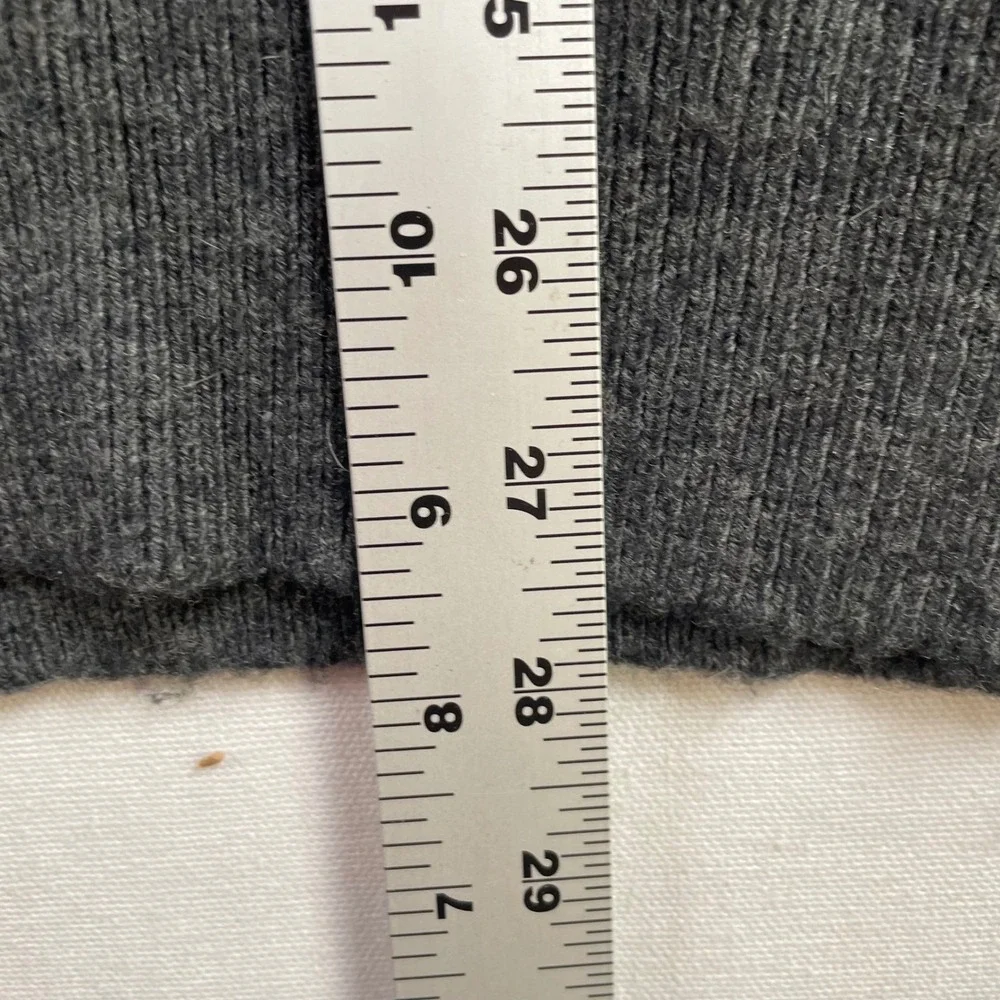 GAP Men's Dark Gray Merino Wool Blend Crew Roll Neck Sweater Size XL‎