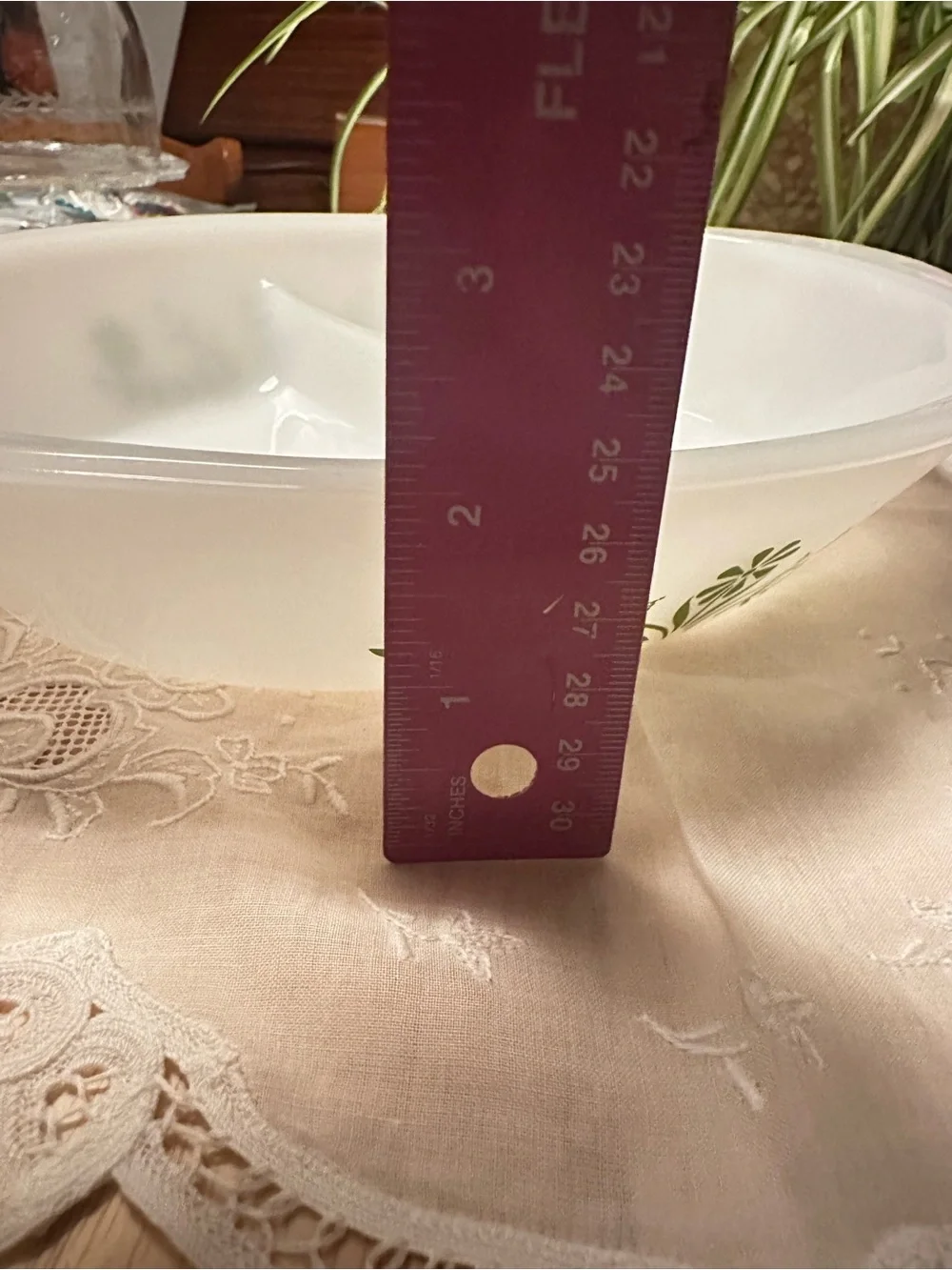 Glasbake vintage divided