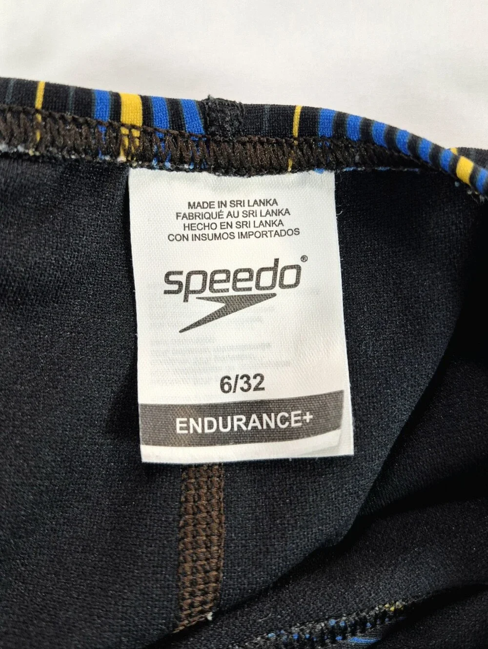 NWOT Speedo Space Train Flyback Swimsuit 6/32 Endurance Competive Swim Beach
