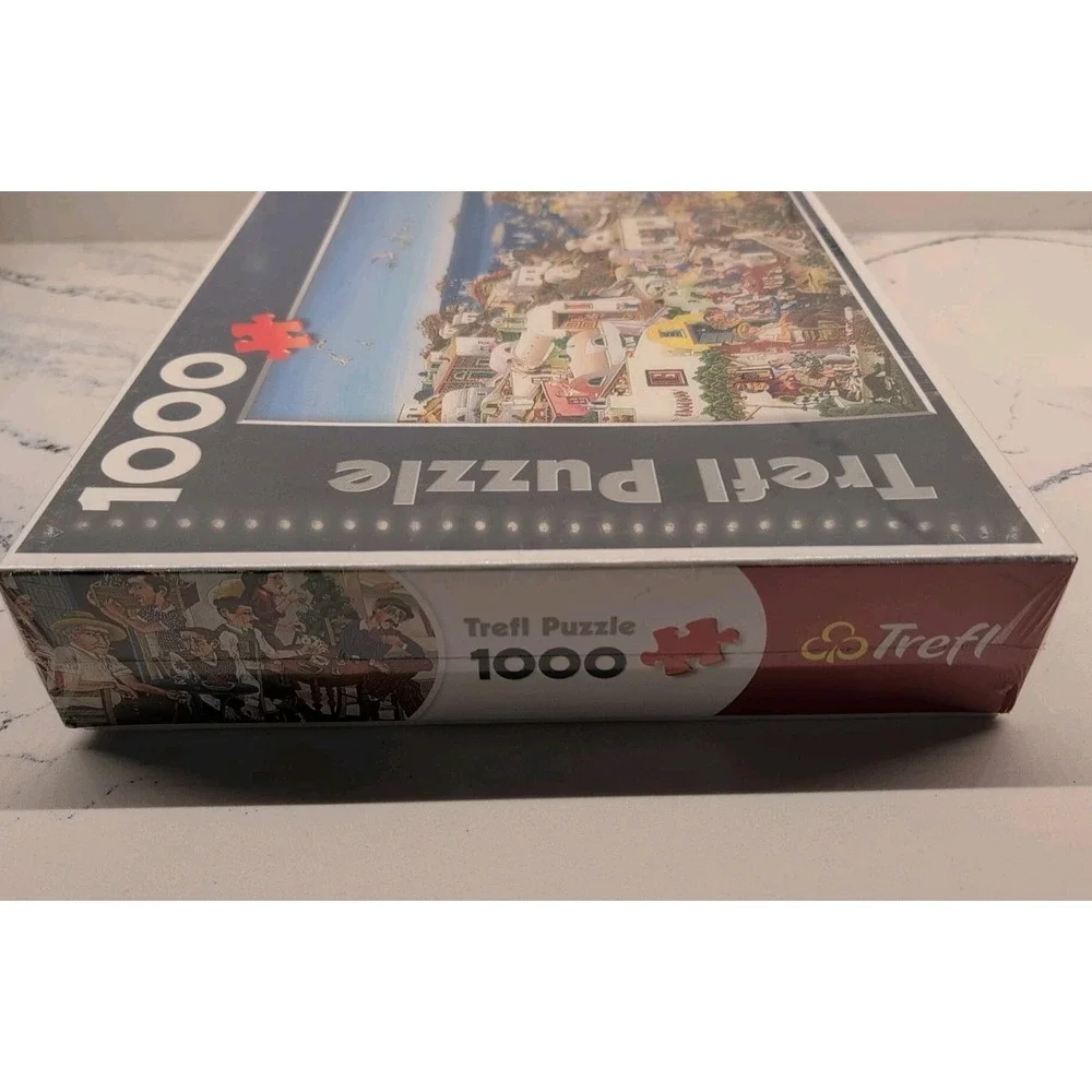 Trefl Island Life Antonios von Santorinios 1000‎ Piece Jigsaw Puzzle Sealed NEW