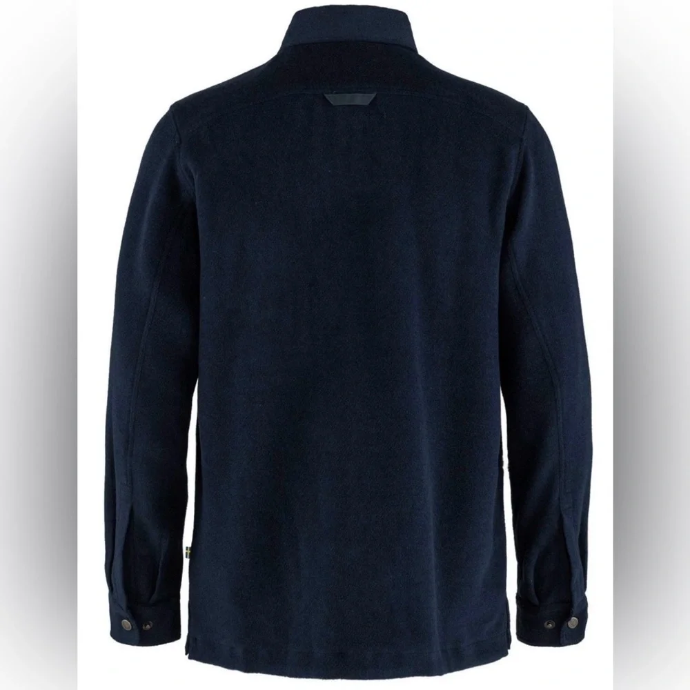 FJALLRAVEN CANADA SOLID SHIRT - NIGHT SKY Navy Blue Men’s Small Button Up NWT