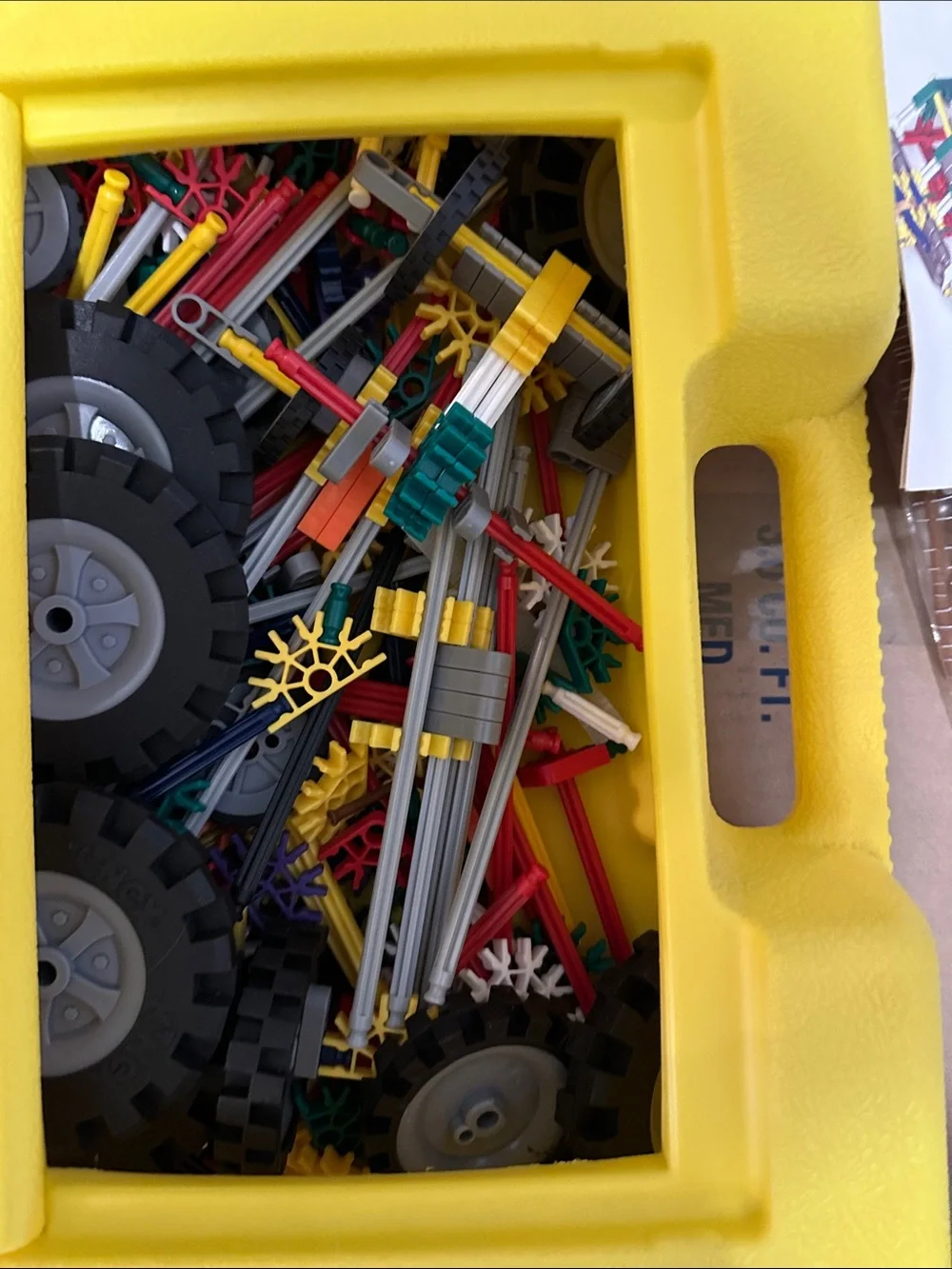 Knex bright yellow