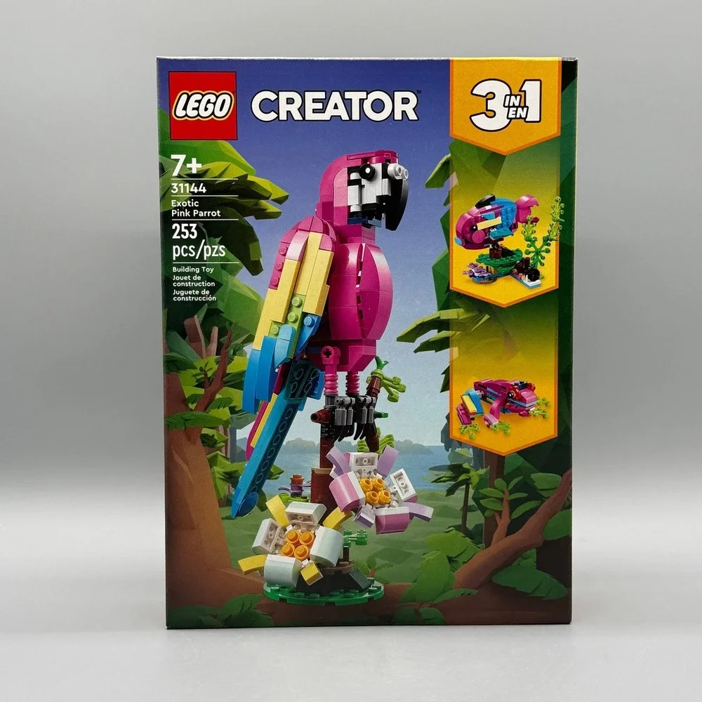 Lego #31144 Exotic Pink Parrot Creator 3-in-1 Retired Brand New Sealed