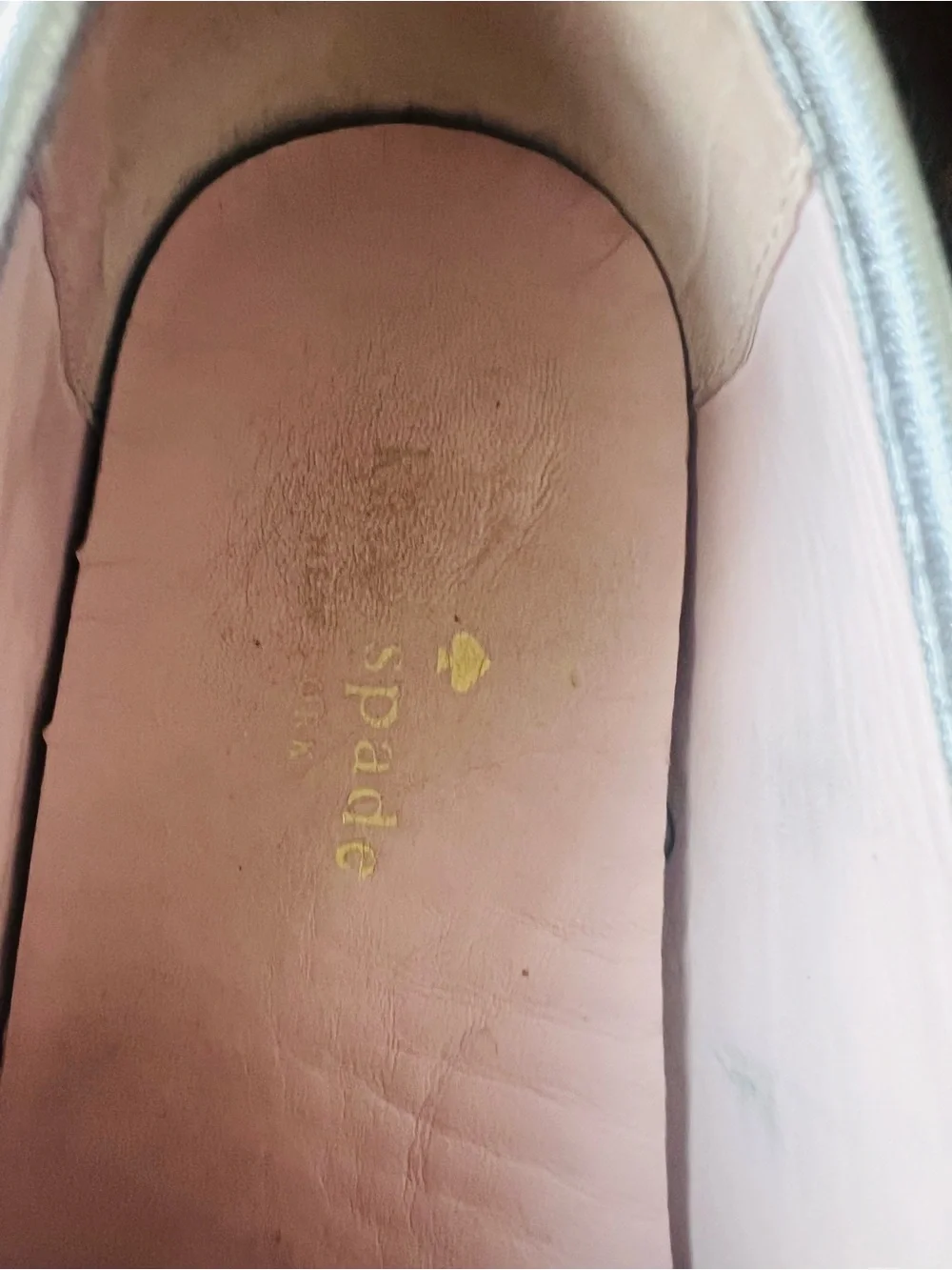 kate spade metallic croc