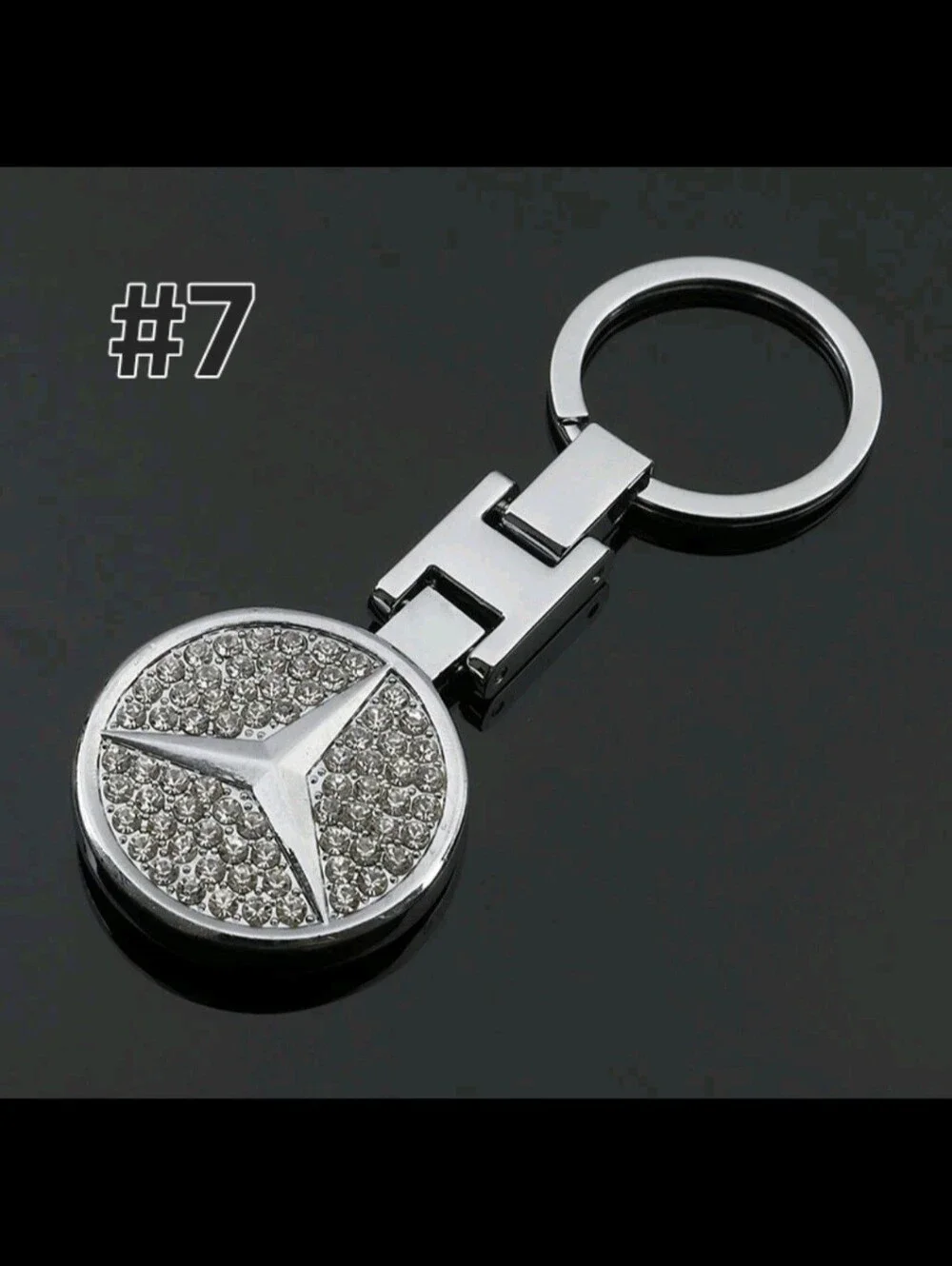 One Mercedes Benz metal sleek keychain choose one of 8 Styles Available