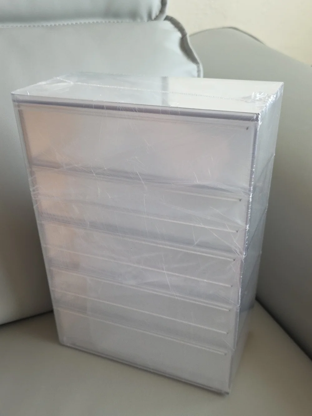 Clear Plastic 5 Drawers Storage Container NWT