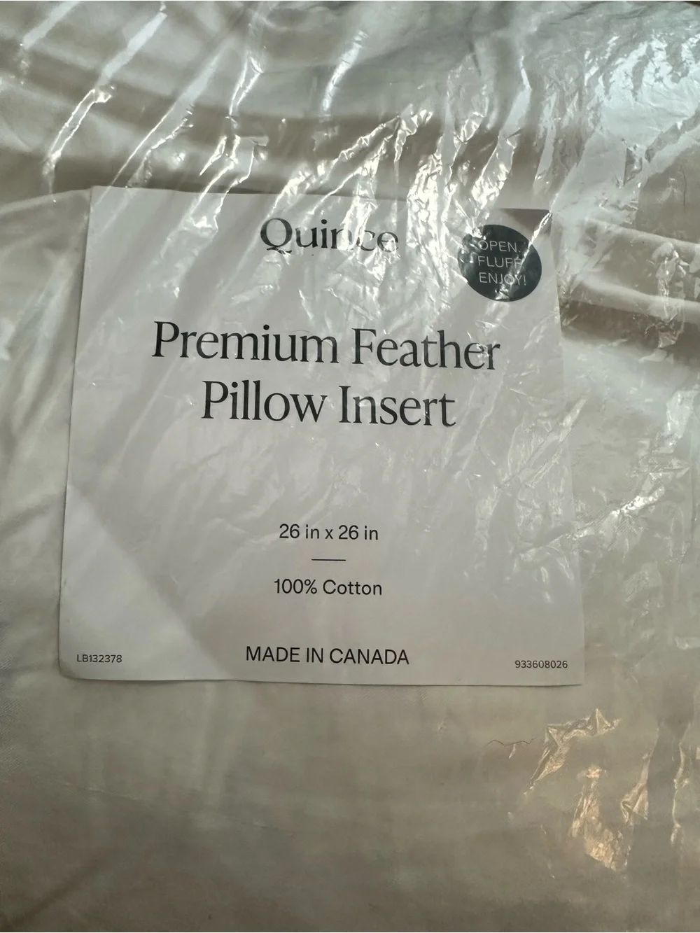 Quince plush square