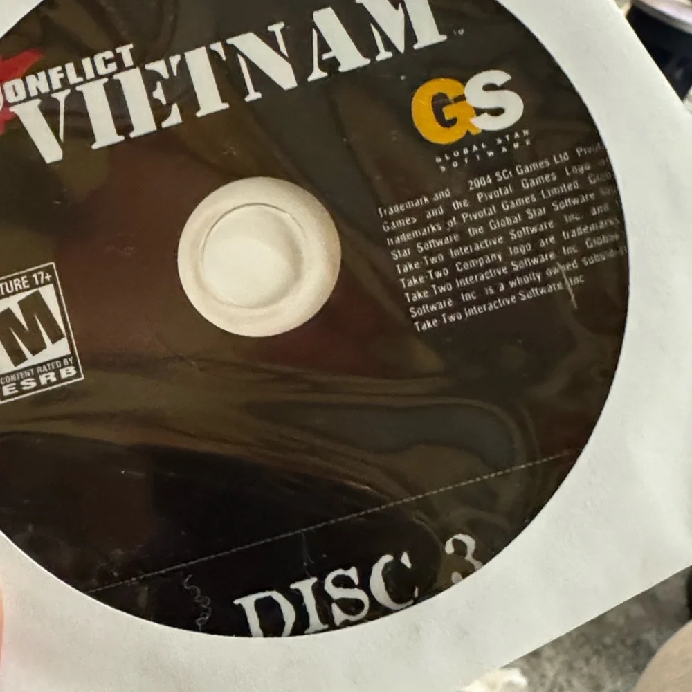 Conflict Vietnam PC CD-ROM 3 Game Discs