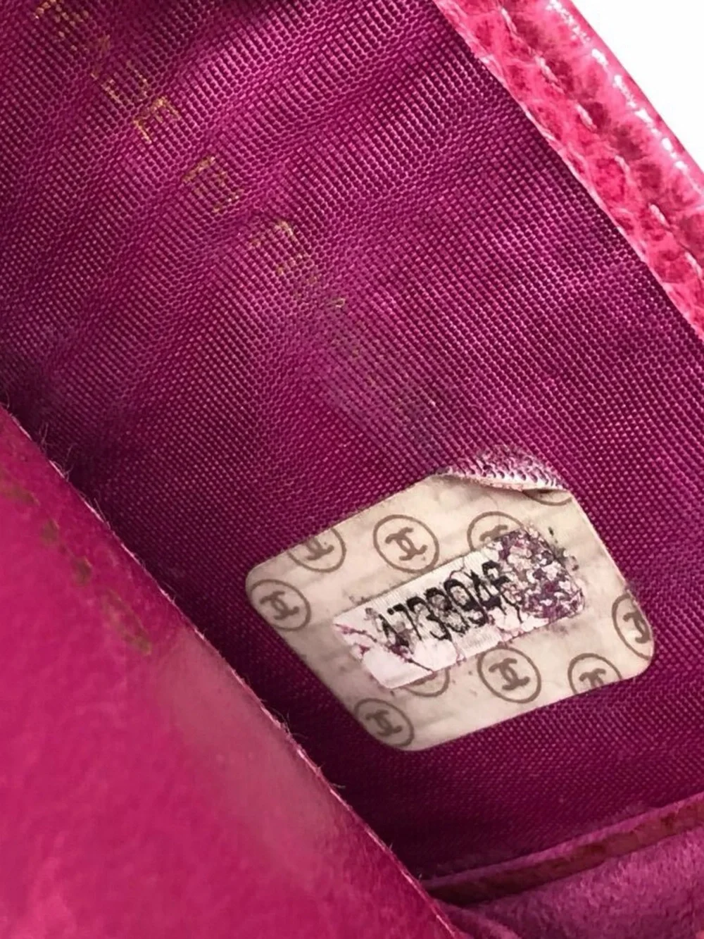 Chanel Pink Caviar Leather Sunglasses Case