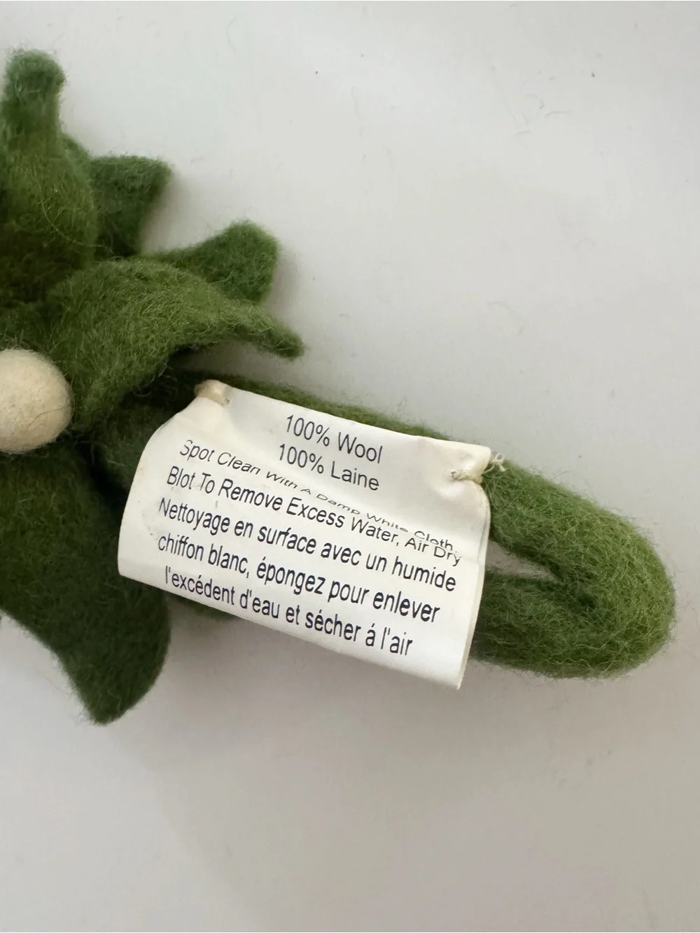 Pottery Barn Wool Felt Mistletoe Garland