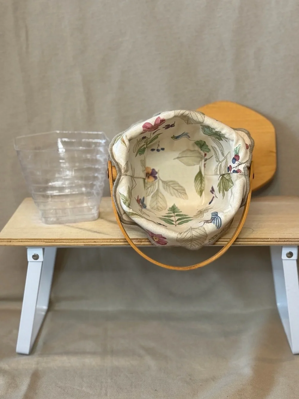 Longaberger handwoven picnic