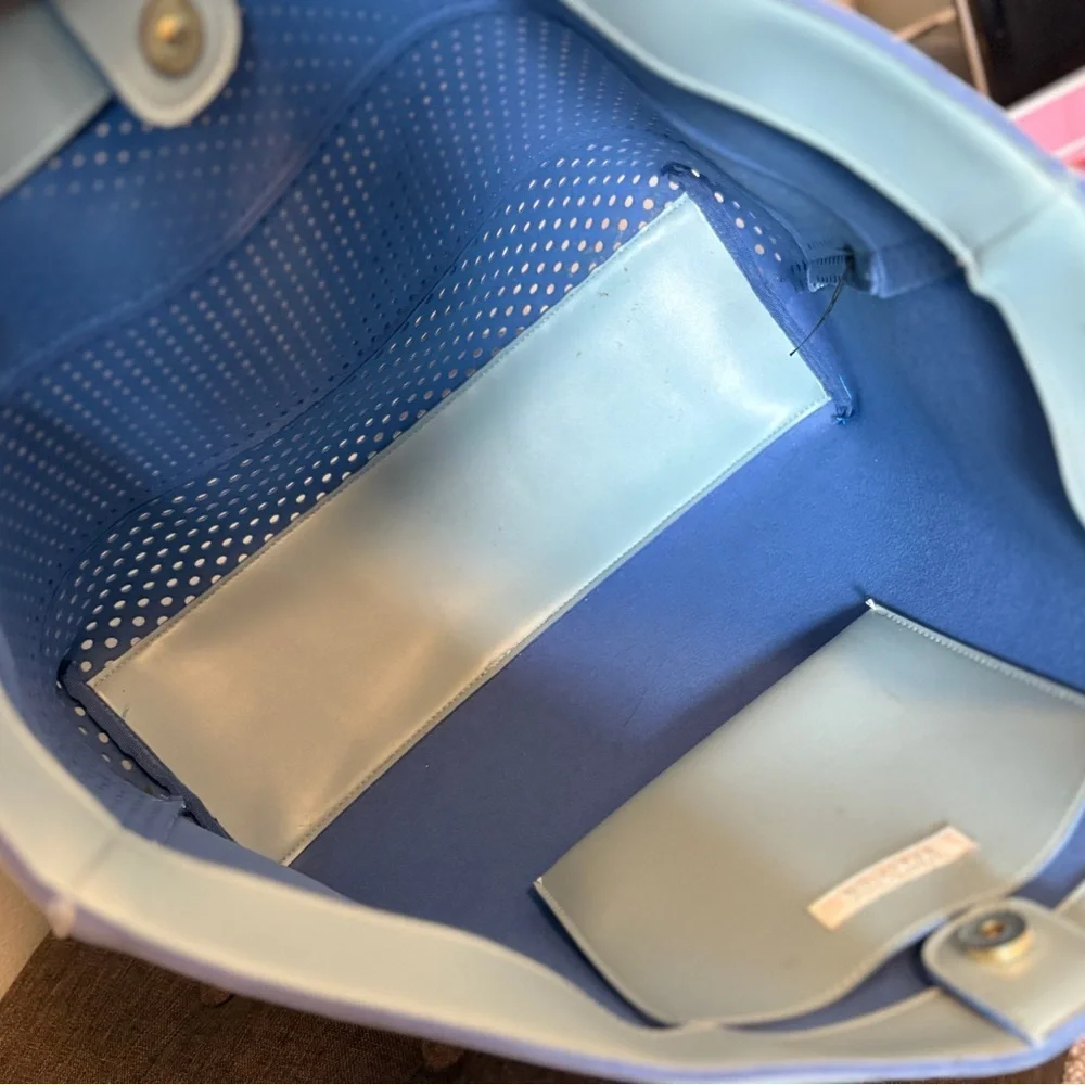 Kenneth Cole Reaction Blue Large Tote Bag