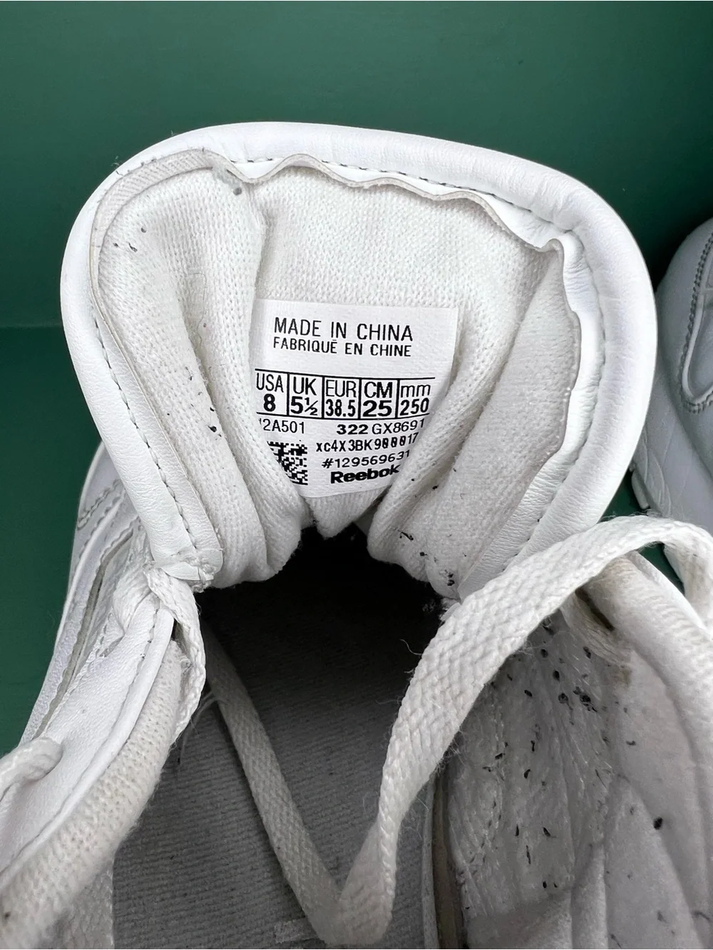 Reebok all white