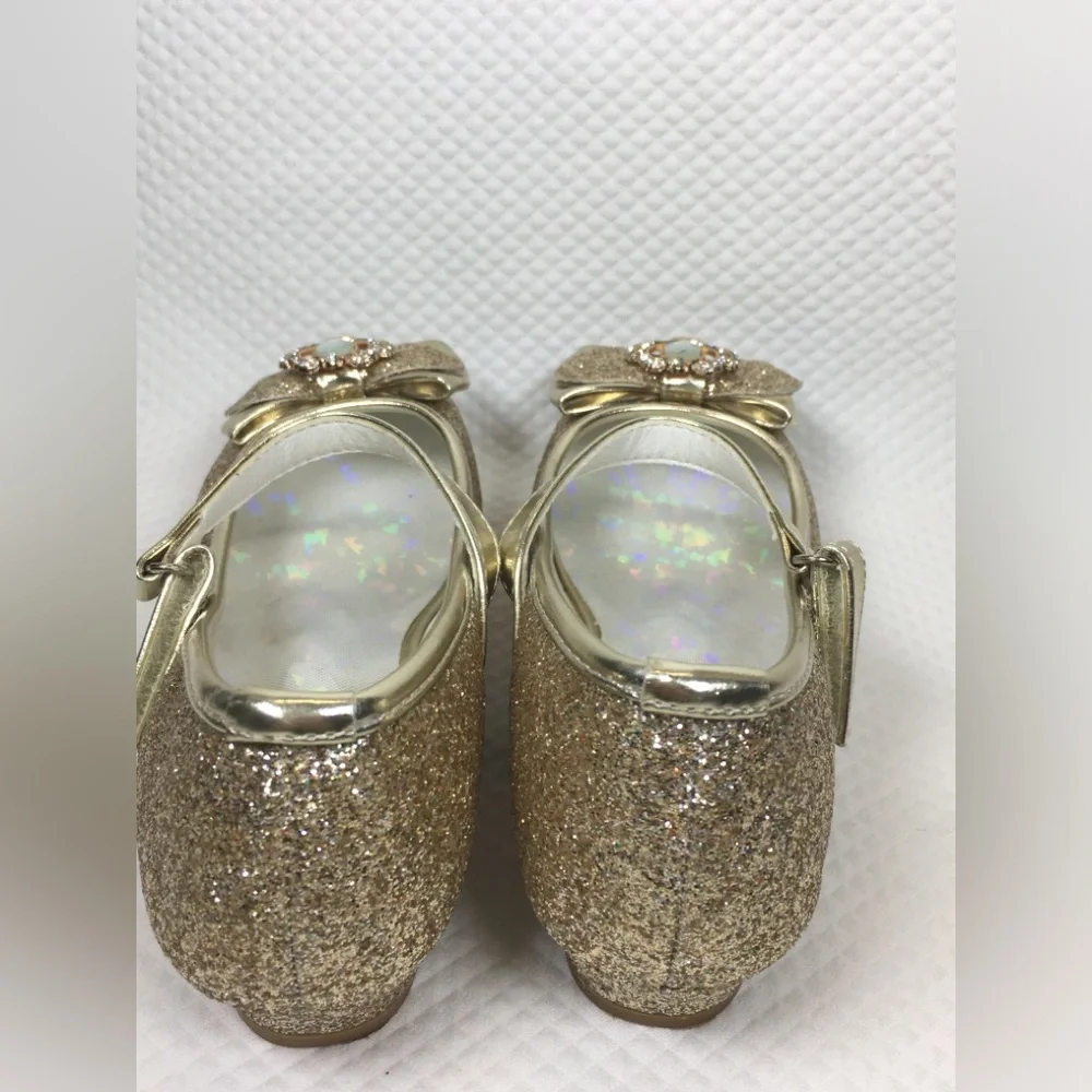 Mary Jane sparkling gold