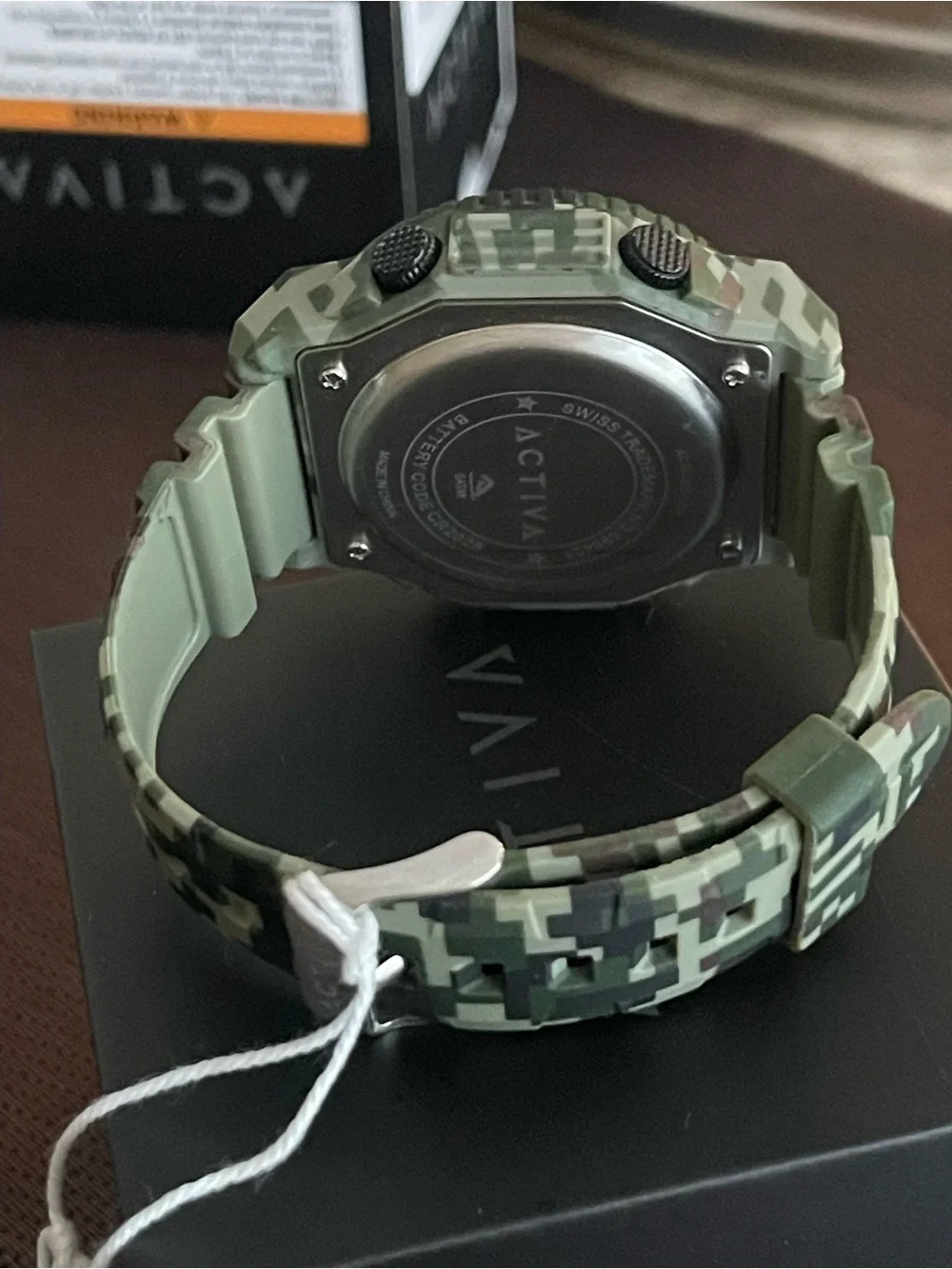 Activa X Invicta Men's Digital Watch - 47mm. Camouflage. Green (ACW2355-004) new
