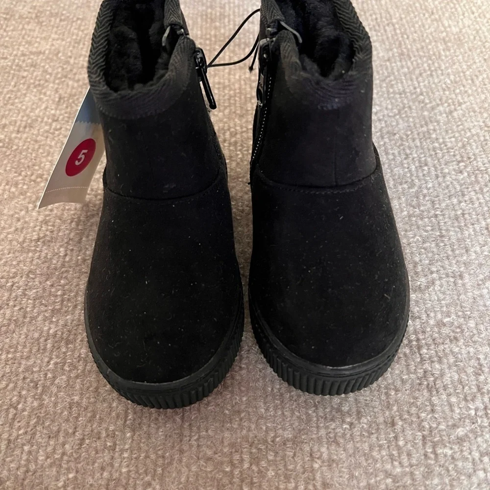 Cat & Jack Black Kids Boots