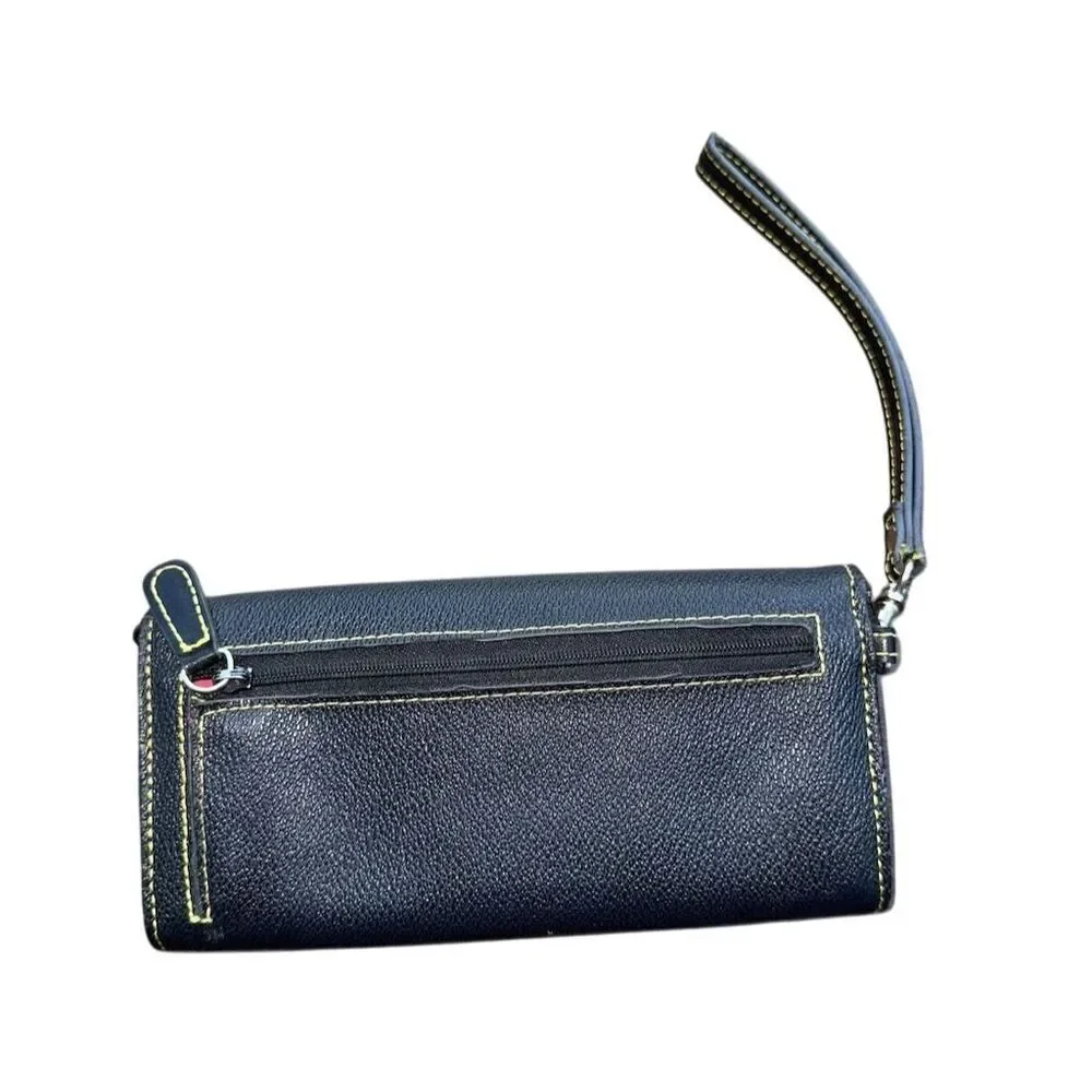 Nine West Black Wristlet Wallet with Zipper
