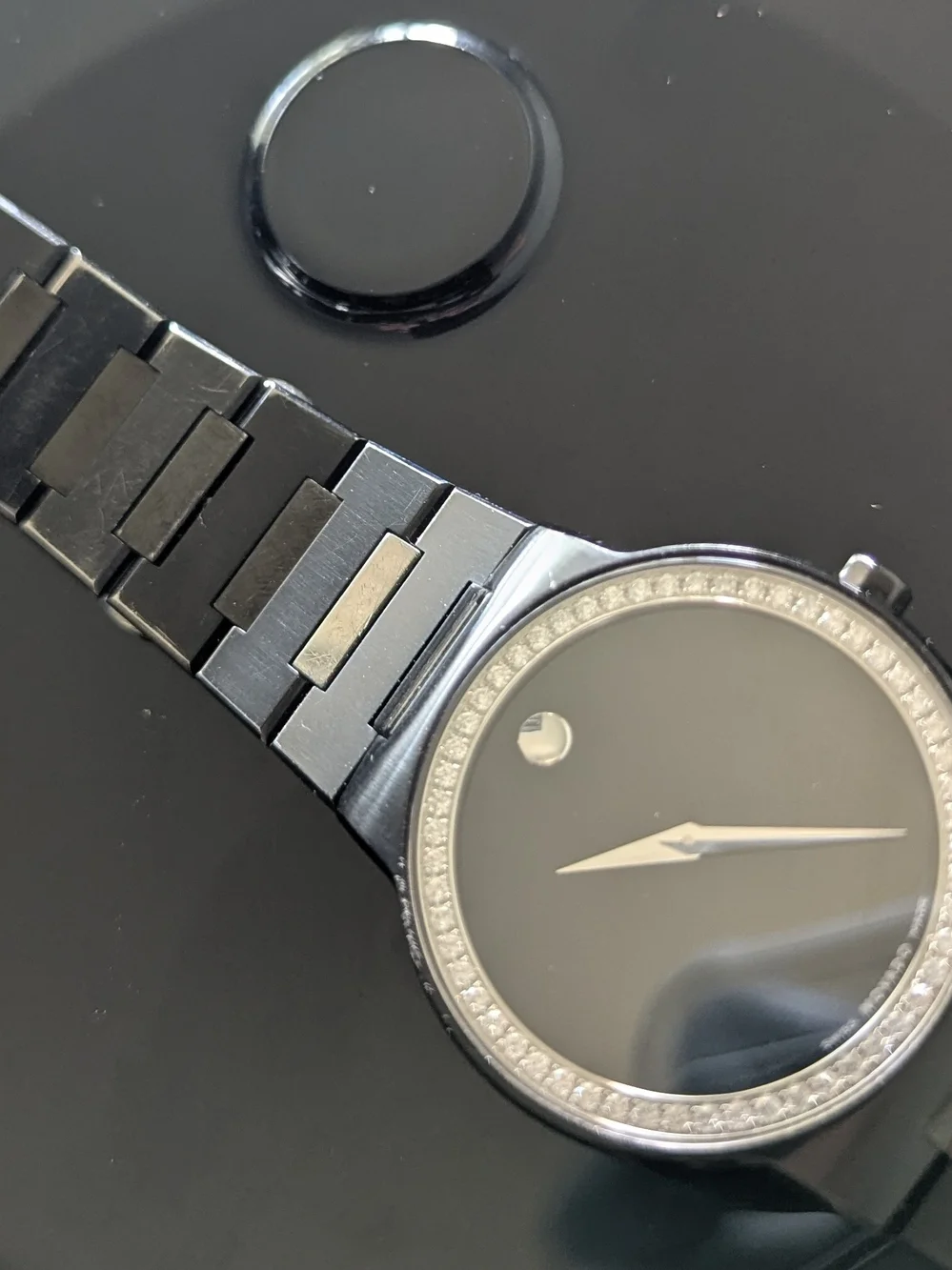 Movado Watch Mens DIAMOND SAFIRO