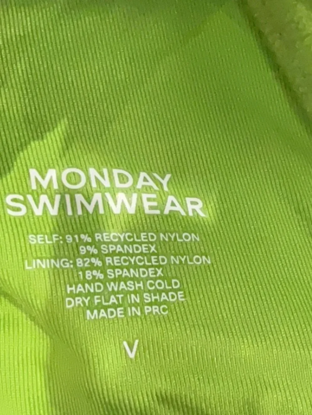 Monday Swimwear new tags