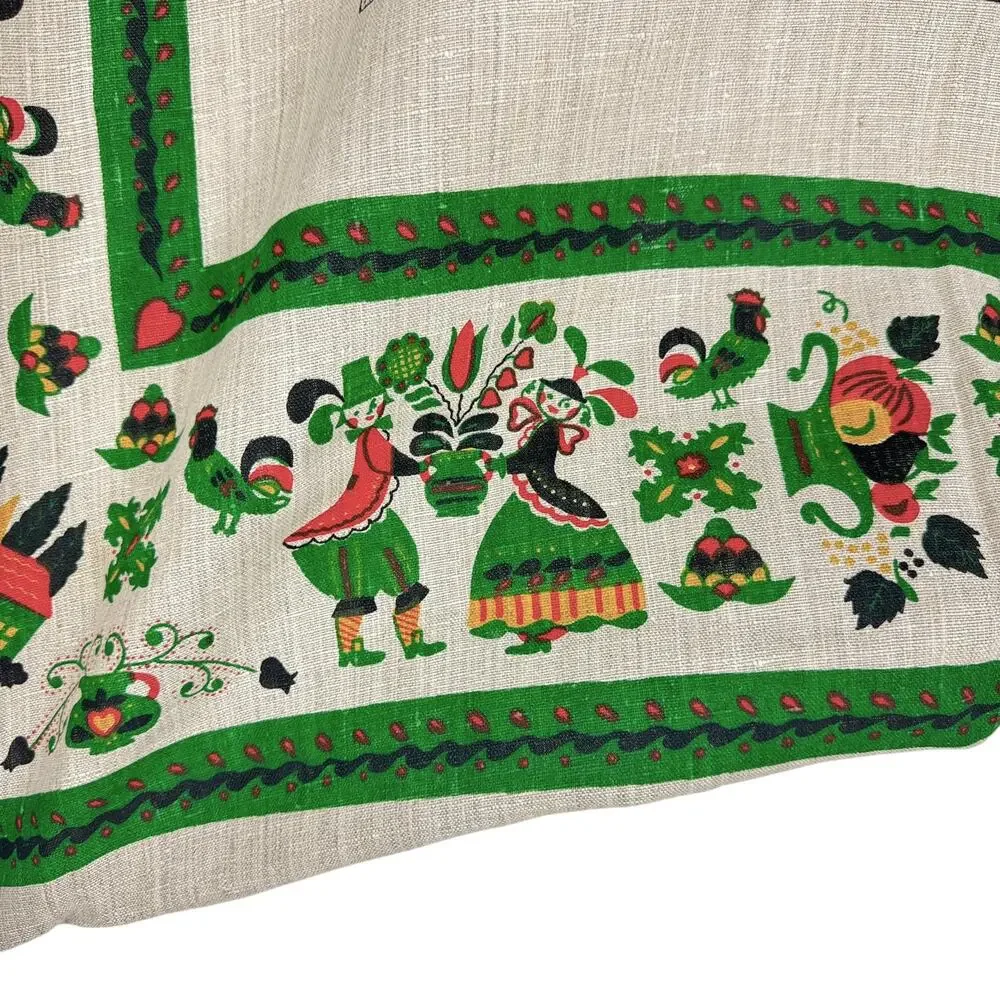 Vintage woven linen