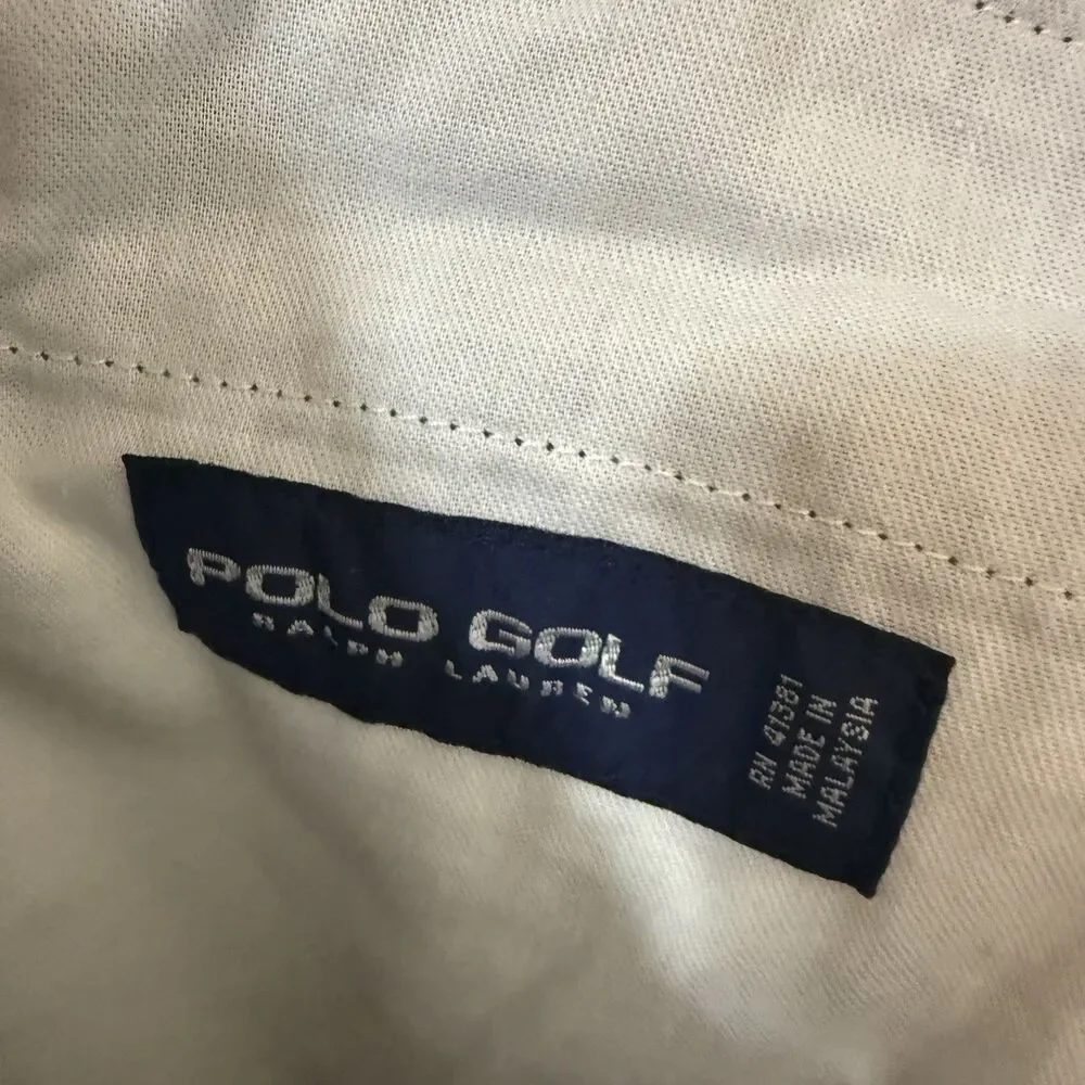 Polo Golf Ralph Lauren Men's Navy 100% Linen Pants Size 36L Long Tall
