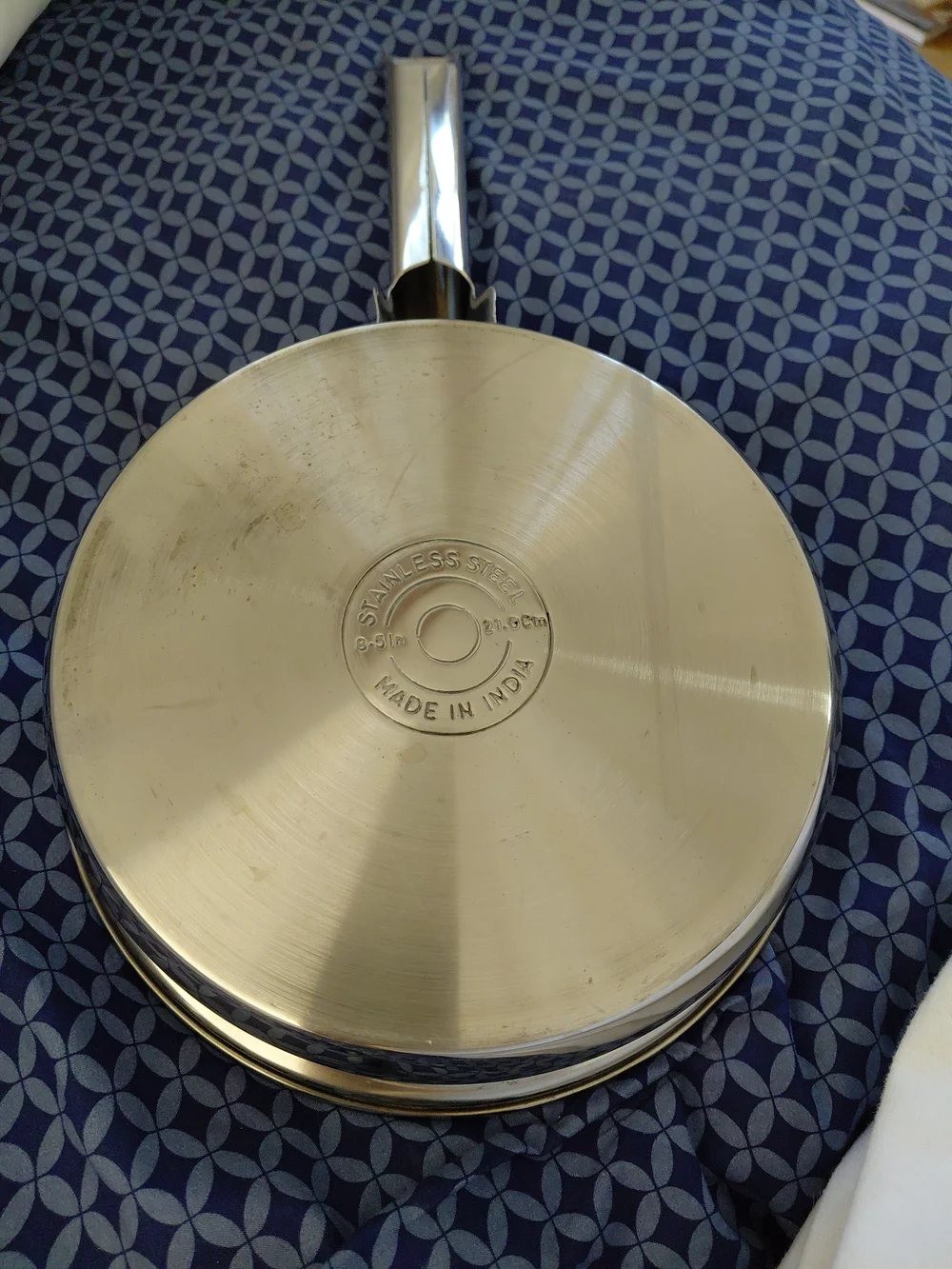 Heavy Duty 8.5 Inch Stainless Steel Fry/Saute Pan